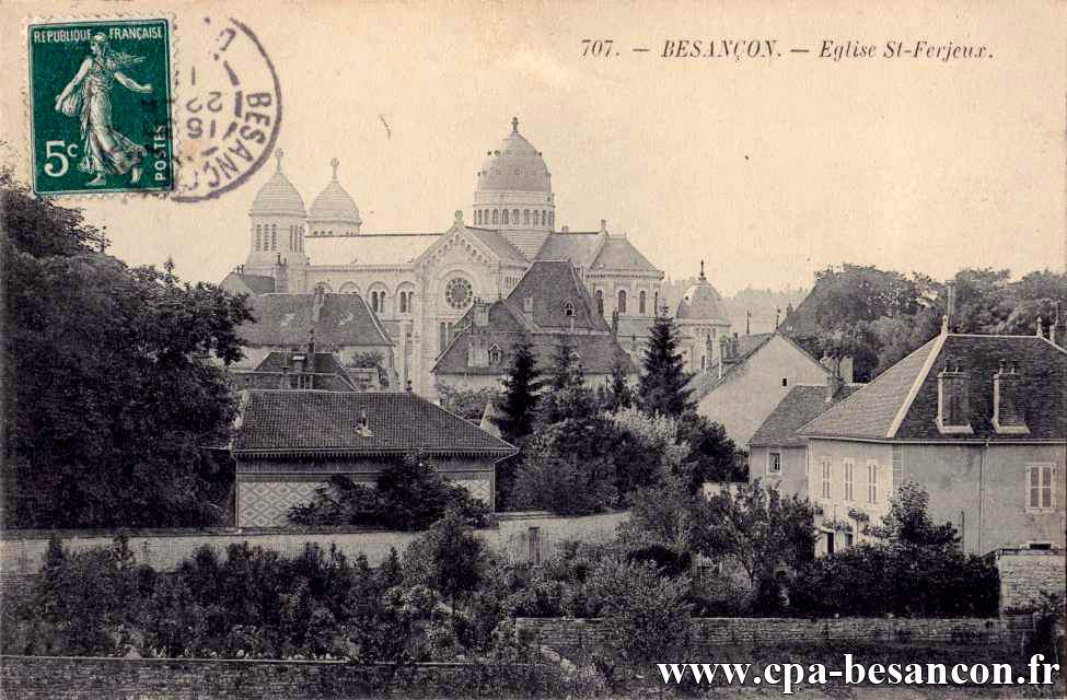 707. - BESANÇON. - Église St-Ferjeux.